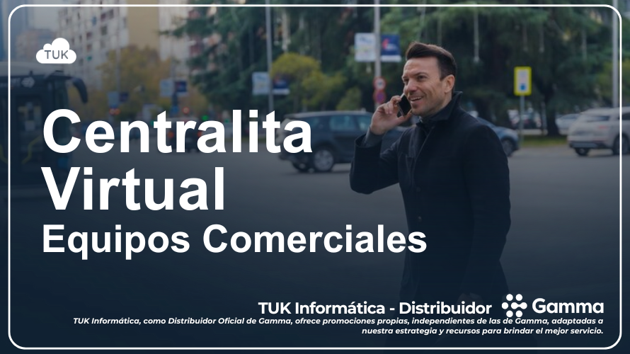 Comercial de ventas caminando por la ciudad con maletín, hablando por teléfono móvil durante su jornada laboral.