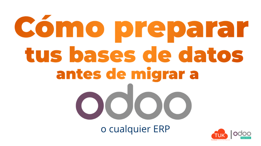Equipo técnico de TUK Informática preparando y depurando bases de datos empresariales antes de migrar a Odoo ERP
