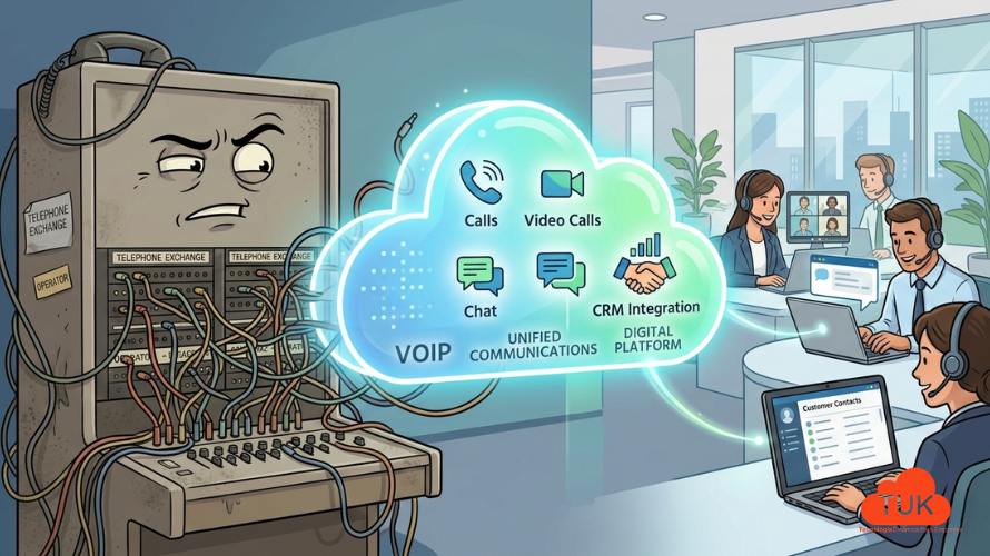 La telefonía empresarial no está desapareciendo. Está evolucionando.