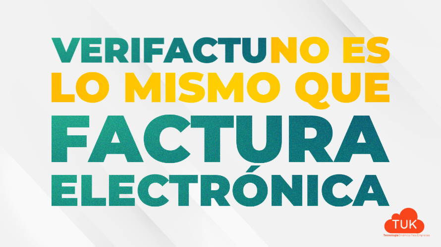 Verifactu qué es…No es lo mismo que la factura electrónica